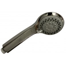 Plastic Shower Head with 3 Mode Spray : Chrome