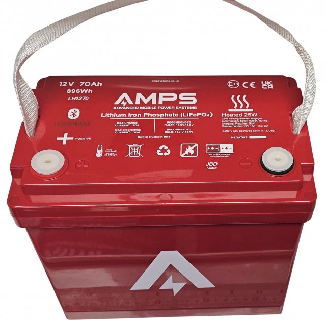 AMPS L12100 Lithium Iron Phosphate Battery