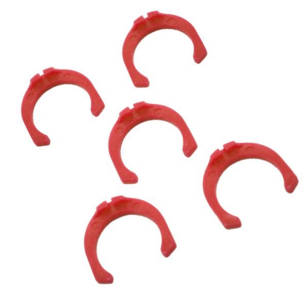 Red Collet Clips