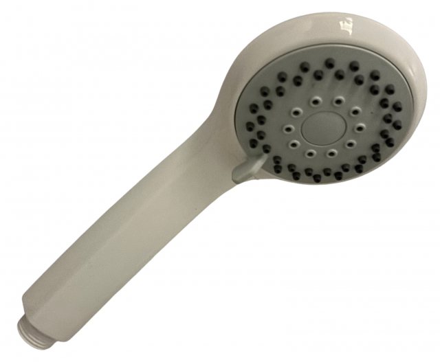 Plastic Shower Head with 3 Mode Spray : White