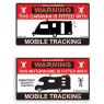 W4 Mobile Tracking Fitted Stickers