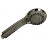 Plastic Shower Head with 3 Mode Spray : Chrome